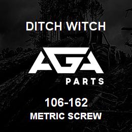 106-162 Ditch Witch METRIC SCREW | AGA Parts