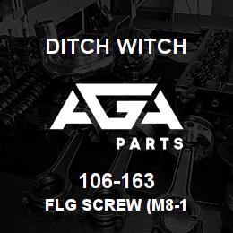 106-163 Ditch Witch FLG SCREW (M8-1 | AGA Parts