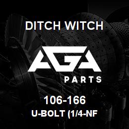 106-166 Ditch Witch U-BOLT (1/4-NF | AGA Parts