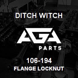 106-194 Ditch Witch FLANGE LOCKNUT | AGA Parts