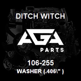 106-255 Ditch Witch WASHER (.406" ) | AGA Parts