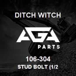 106-304 Ditch Witch STUD BOLT (1/2 | AGA Parts