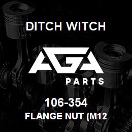 106-354 Ditch Witch FLANGE NUT (M12 | AGA Parts