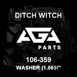 106-359 Ditch Witch WASHER (1.065" | AGA Parts