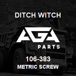 106-383 Ditch Witch METRIC SCREW | AGA Parts