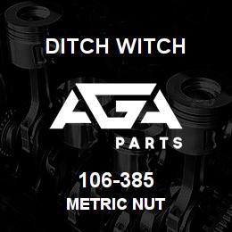 106-385 Ditch Witch METRIC NUT | AGA Parts