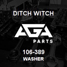 106-389 Ditch Witch WASHER | AGA Parts