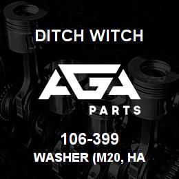 106-399 Ditch Witch WASHER (M20, HA | AGA Parts