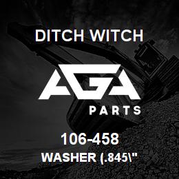 106-458 Ditch Witch WASHER (.845" | AGA Parts