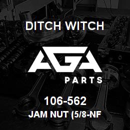 106-562 Ditch Witch JAM NUT (5/8-NF | AGA Parts