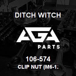 106-574 Ditch Witch CLIP NUT (M6-1. | AGA Parts