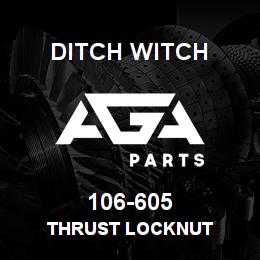 106-605 Ditch Witch THRUST LOCKNUT | AGA Parts