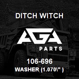 106-696 Ditch Witch WASHER (1.070" ) | AGA Parts
