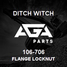 106-706 Ditch Witch FLANGE LOCKNUT | AGA Parts