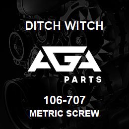 106-707 Ditch Witch METRIC SCREW | AGA Parts