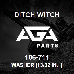 106-711 Ditch Witch WASHER (13/32 IN. ) | AGA Parts