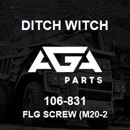 106-831 Ditch Witch FLG SCREW (M20-2 | AGA Parts