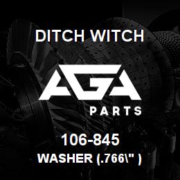 106-845 Ditch Witch WASHER (.766" ) | AGA Parts