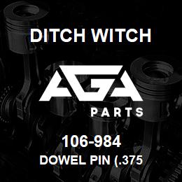 106-984 Ditch Witch DOWEL PIN (.375 | AGA Parts