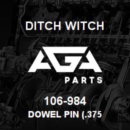106-984 Ditch Witch DOWEL PIN (.375 | AGA Parts