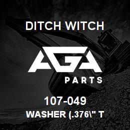 107-049 Ditch Witch WASHER (.376" T | AGA Parts
