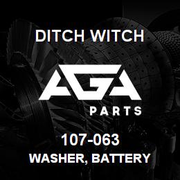 107-063 Ditch Witch WASHER, BATTERY | AGA Parts