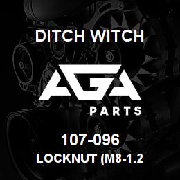 107-096 Ditch Witch LOCKNUT (M8-1.2 | AGA Parts