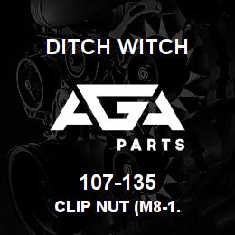 107-135 Ditch Witch CLIP NUT (M8-1. | AGA Parts