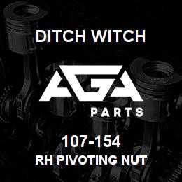 107-154 Ditch Witch RH PIVOTING NUT | AGA Parts