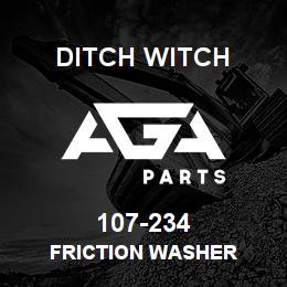 107-234 Ditch Witch FRICTION WASHER | AGA Parts