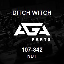 107-342 Ditch Witch NUT | AGA Parts