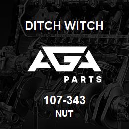 107-343 Ditch Witch NUT | AGA Parts