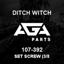 107-392 Ditch Witch SET SCREW (3/8 | AGA Parts