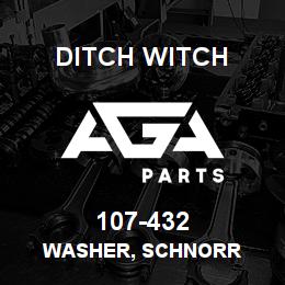 107-432 Ditch Witch WASHER, SCHNORR | AGA Parts