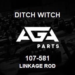 107-581 Ditch Witch LINKAGE ROD | AGA Parts