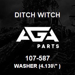 107-587 Ditch Witch WASHER (4.130" ) | AGA Parts