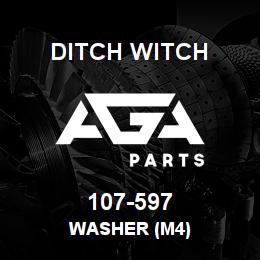 107-597 Ditch Witch WASHER (M4) | AGA Parts