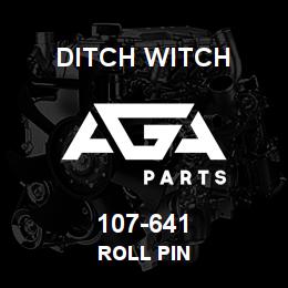 107-641 Ditch Witch ROLL PIN | AGA Parts