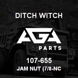 107-655 Ditch Witch JAM NUT (7/8-NC | AGA Parts