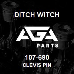 107-690 Ditch Witch CLEVIS PIN | AGA Parts