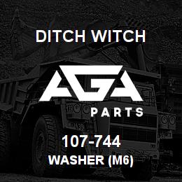 107-744 Ditch Witch WASHER (M6) | AGA Parts