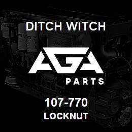 107-770 Ditch Witch LOCKNUT | AGA Parts