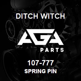 107-777 Ditch Witch SPRING PIN | AGA Parts