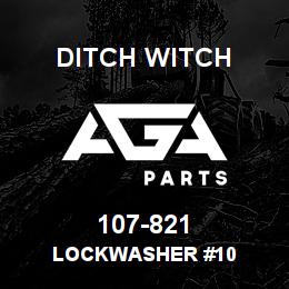 107-821 Ditch Witch LOCKWASHER #10 | AGA Parts