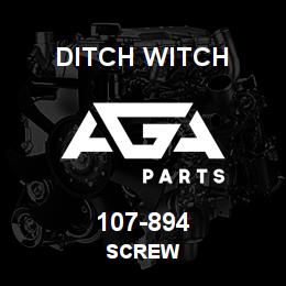 107-894 Ditch Witch SCREW | AGA Parts