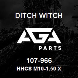 107-966 Ditch Witch HHCS M10-1.50 X | AGA Parts