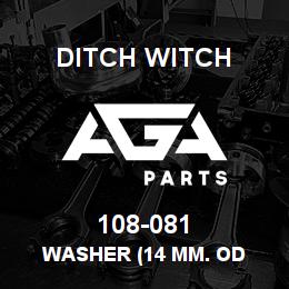 108-081 Ditch Witch WASHER (14 MM. OD | AGA Parts