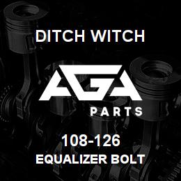 108-126 Ditch Witch EQUALIZER BOLT | AGA Parts