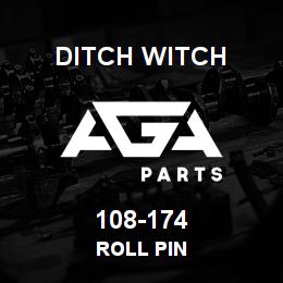 108-174 Ditch Witch ROLL PIN | AGA Parts