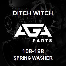 108-198 Ditch Witch SPRING WASHER | AGA Parts